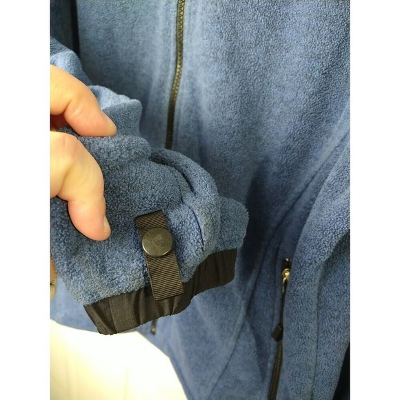 The North Face Blue Polar tech Zip Collared Fleece Jacket. Size  M - Picture 10 of 12